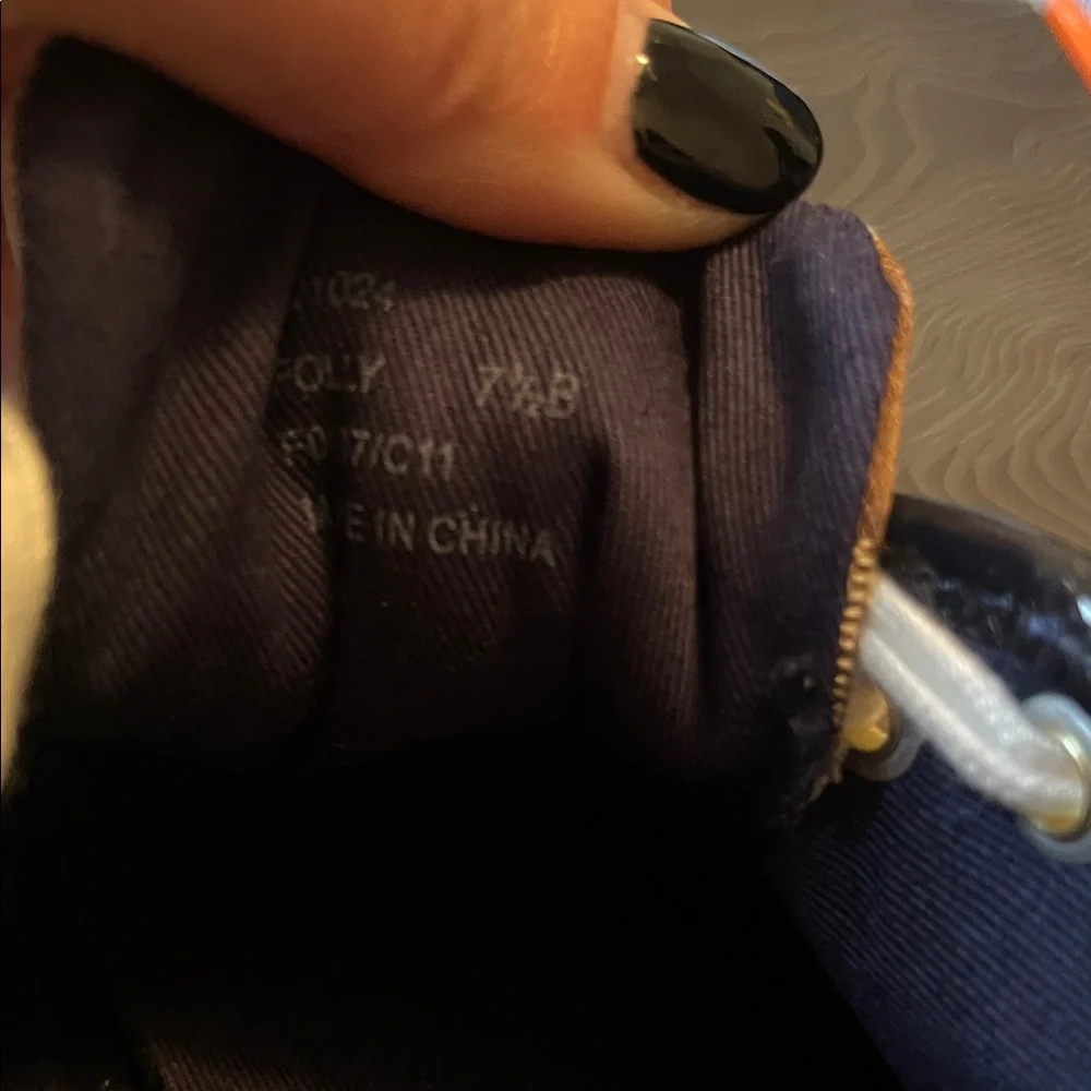 Coach Women’s Brown Signature Canvas Sneakers with Green Stripe - Picture 7 of 8